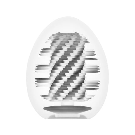 Tenga EGG Spiral — Disposable Stretch Sleeve with 0.17 fl.oz. Lotion - TN201H