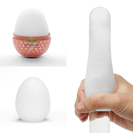 Tenga Egg Combo — Stretchable Disposable Sleeve with Sample Lubricant - TN202H