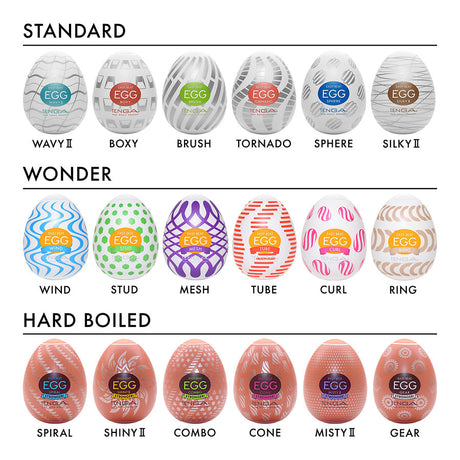Tenga Egg Variety Pack — Hard Boiled II, 6-Pack - TN198H