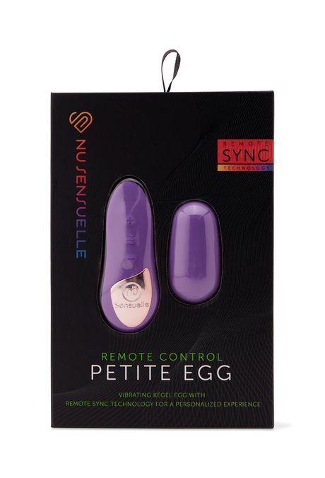 Nu Sensuelle Petite Egg Remote Vibrator — Purple - BT-W62PU