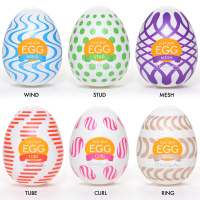 Tenga EGG Stud Single-Use Textured Sleeve with Sample Lubricant - TN228