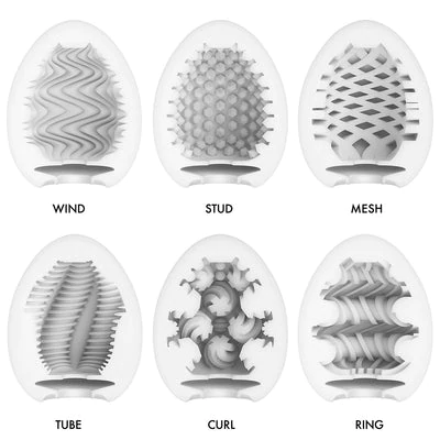 Tenga EGG Mesh Single-Use Textured Sleeve with Sample Lotion - TN229