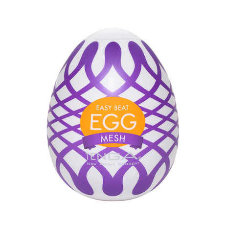 Tenga EGG Mesh Single-Use Textured Sleeve with Sample Lotion - TN229