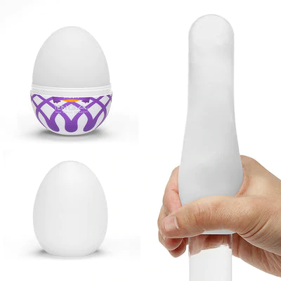 Tenga EGG Mesh Single-Use Textured Sleeve with Sample Lotion - TN229