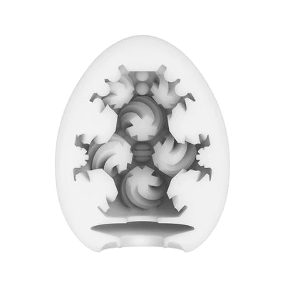 Tenga EGG Curl Single-Use Textured Sleeve with Sample Lubricant - TN231