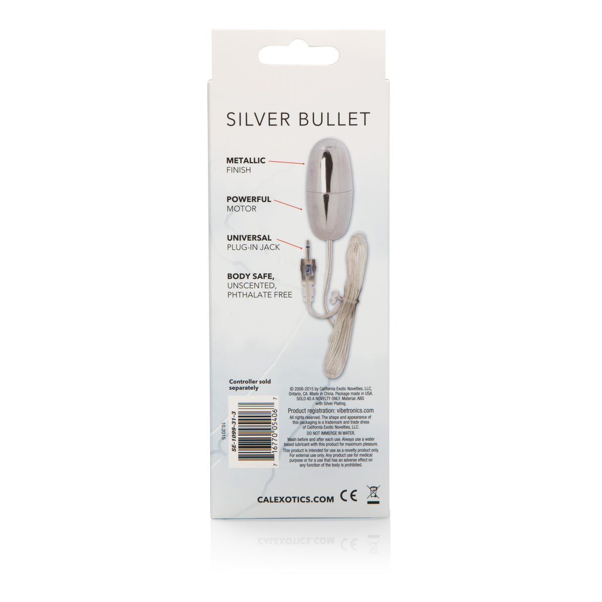 CalExotics Sterling Collection Silver Bullet Stimulator - SE1099313