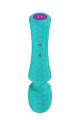 Femme Funn Ultra Wand Vibrator — Turquoise, Flexible Head - FF-1024-04