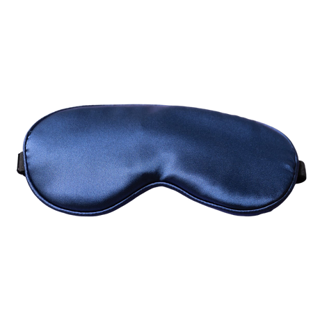 Emojibator Sleep Eye Mask & Blindfold — Midnight Blue Satin - EM7075