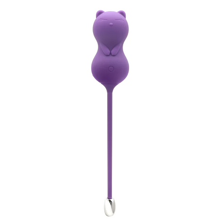 Emojibator Kitty Cat Kegel Vibrator — Remote-Controlled, USB Rechargeable - EM7082
