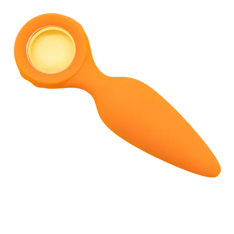Emojibator Cheeky Vibrating Butt Plug, USB Rechargeable Silicone - EM7167