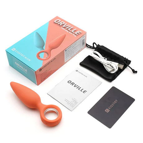 Emojibator Cheeky Vibrating Butt Plug, USB Rechargeable Silicone - EM7167