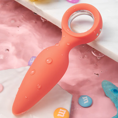Emojibator Cheeky Vibrating Butt Plug, USB Rechargeable Silicone - EM7167