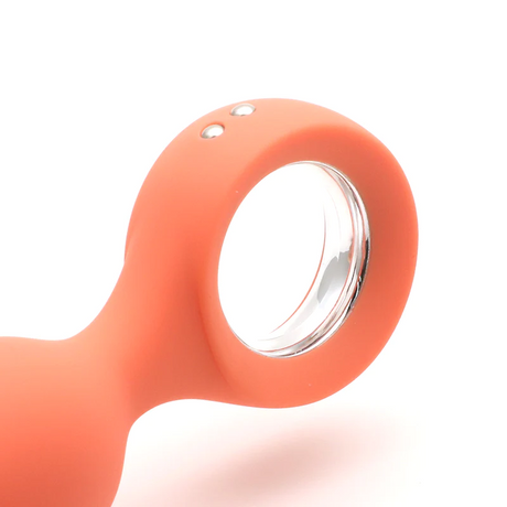 Emojibator Cheeky Vibrating Butt Plug, USB Rechargeable Silicone - EM7167