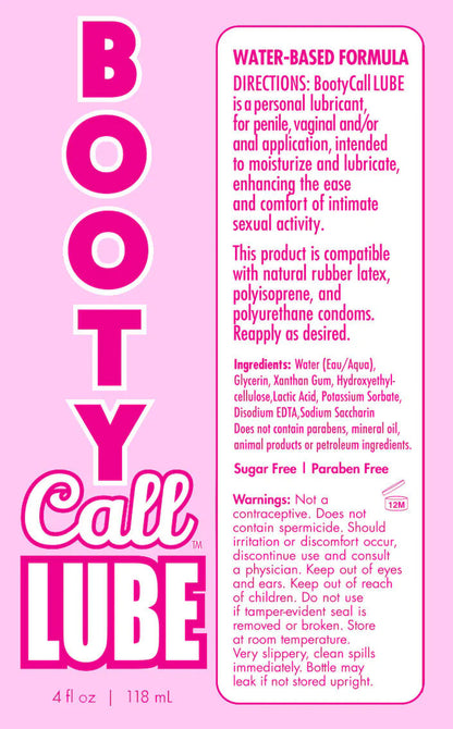Booty Call Lube Duo 4 Oz by Little Genie