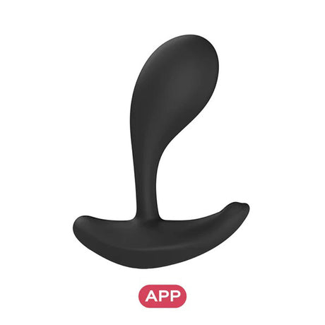 Honey Play Box OLY 2 App-Enabled Wearable Vibrator — Black - H-WE-22-964BL