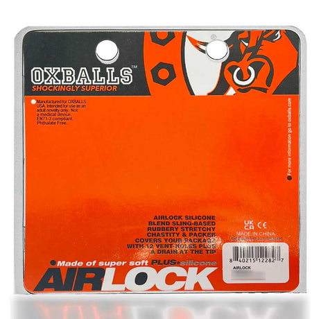 Airlock Air-Lite Vented Chastity - Clear Ice