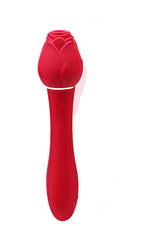 Icon Brands Wild Rose Dual-Action Suction Vibrator — Red - IC1706
