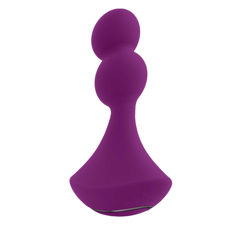 Evolved Novelties Ball Game Rotating Dual-Ball Vibrator — Purple - GX-RS-1737-2
