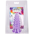 Doc Johnson Crystal Jellies Anal Twist — 5 Inch, Purple - DJ0289-09-CD