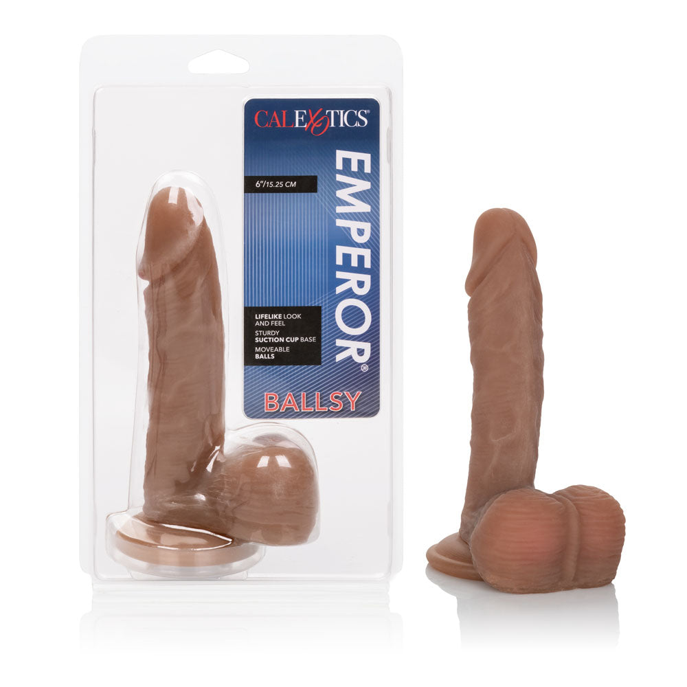 Emperor Ballsy 6 Inch - Brown by CalExotics