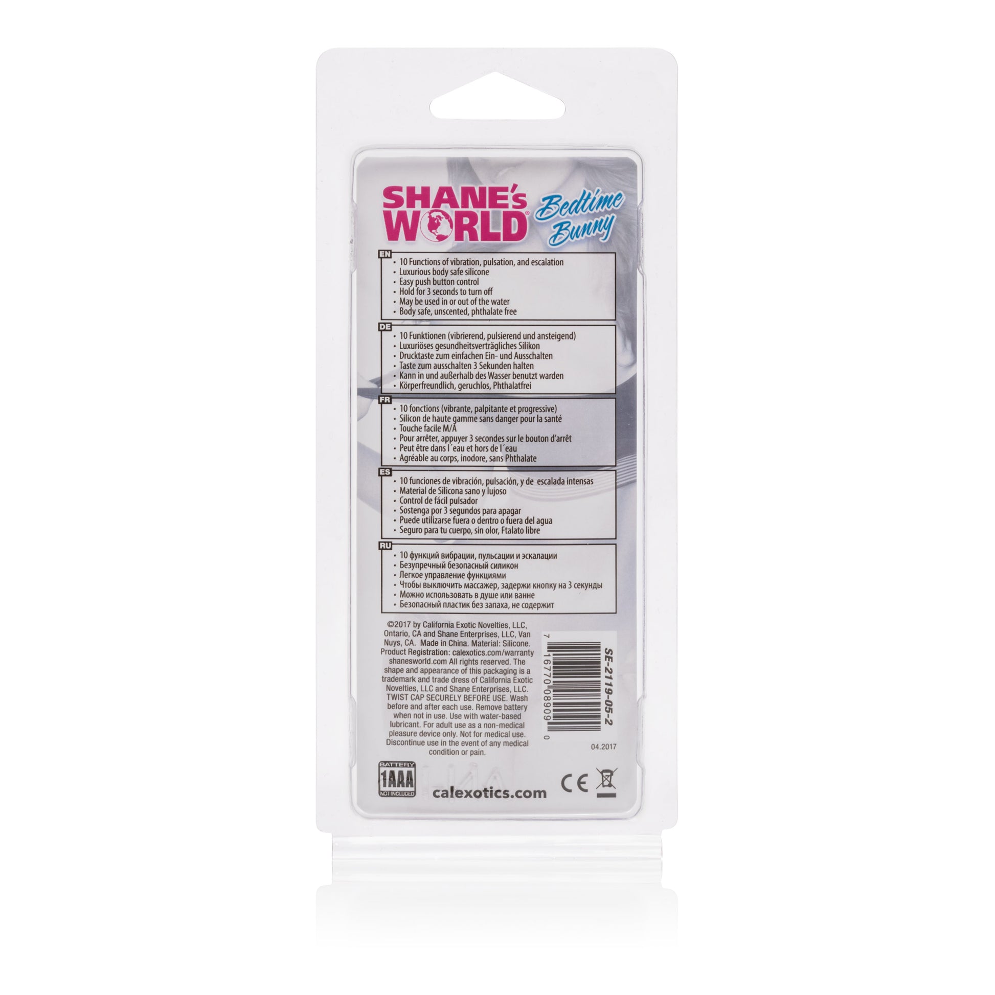 Shane's World Bedtime Bunny - Pink by CalExotics