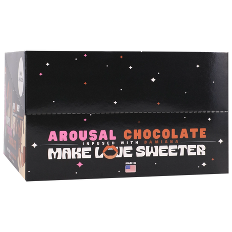 Happy Chocha (Hers) Liquid Chocolate by Doc Johnson — 12-Pack Display - DJ1325-36-BX