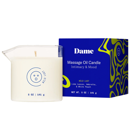 Dame Wild Lust Plant-Based Massage Oil Candle - DM1555