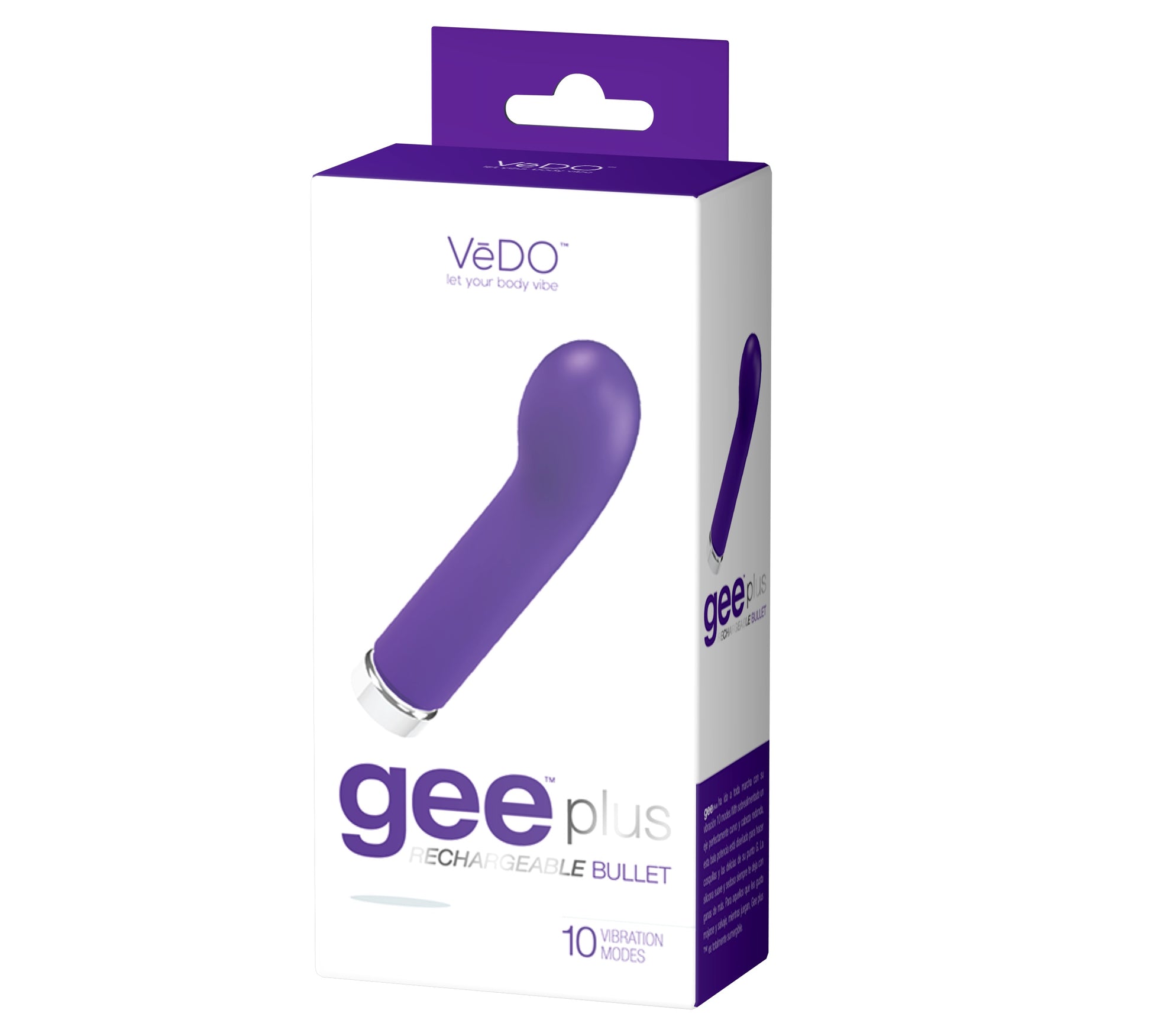 Gee Plus Rechargeable Mini Vibe - Into You Indigo by VeDO