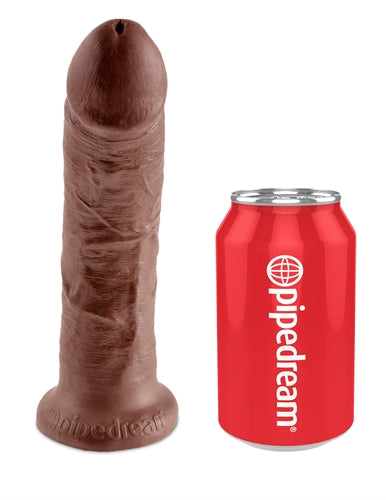 King Cock Strap on Harness With 8 Inch Cock - Brown by Pipedream