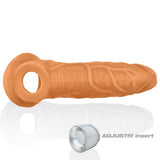 OXBALLS Coach Cocksheath Skinz Peachy Sheath, 8in - OX-3212-SZP