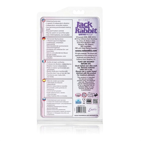 CalExotics My First Jack Rabbit Vibrator — Purple - SE0610103