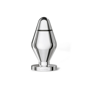 Mystim E‑Stim Butt Plug L — Polished Medical Aluminium - MY2101