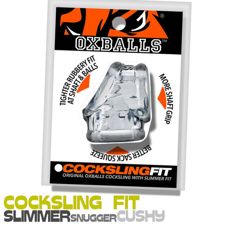 OXBALLS CockSling Fit — Clear - OX-3209-CLR