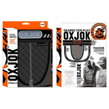 OXBALLS Packer Quilted Cargo Strap Jock — Black Puff, Medium - OX-JOK-1005-BLK-M