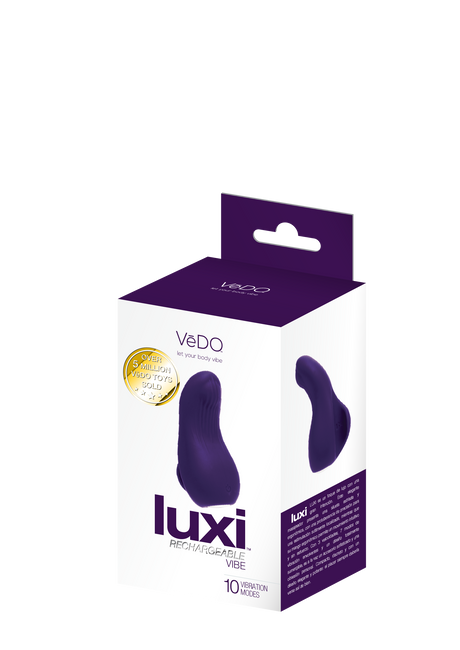 VeDO Luxi Clitoral Finger Vibe, Rechargeable — Purple - VI-F2113