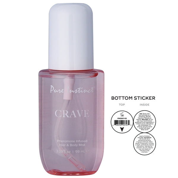 Pure Instinct Crave Pheromone Hair & Body Mist — 3.35 fl oz (99 mL) - PIN3007-03