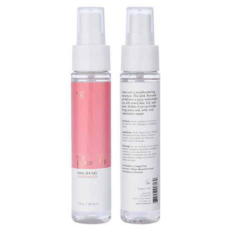 CG Blow Me Watermelon Oral Sex Gel — 2 fl oz (30 mL) - CG604