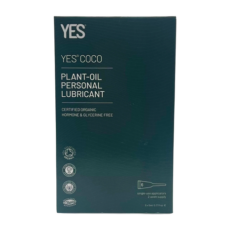 YES Lubricants YES COCO Coconut Oil Personal Lubricant — 6 x 5ml - YS402