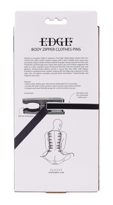 Sportsheets Edge Body Zipper Clothes Pins — 16 Silver-Plated Clamps - SP0337