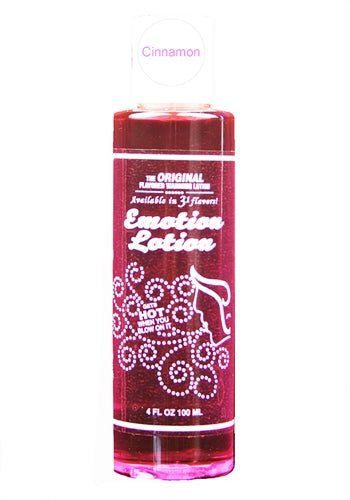 Emotion Lotion Cinnamon Warming Water-Based Massage Oil, 4 fl oz - PP231-10