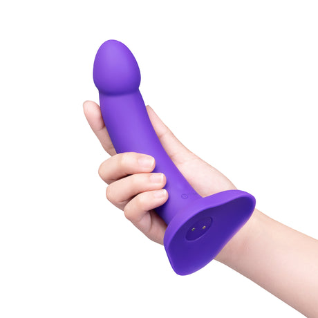 b-Vibe Curved Vibrating Strap-On Kit with 6.5in Silicone Dildo - BV1807