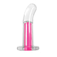 Evolved Novelties Pink Paradise Remote Vibrator (Clear with Hot Pink Bullet) - GX-RS-9185-2