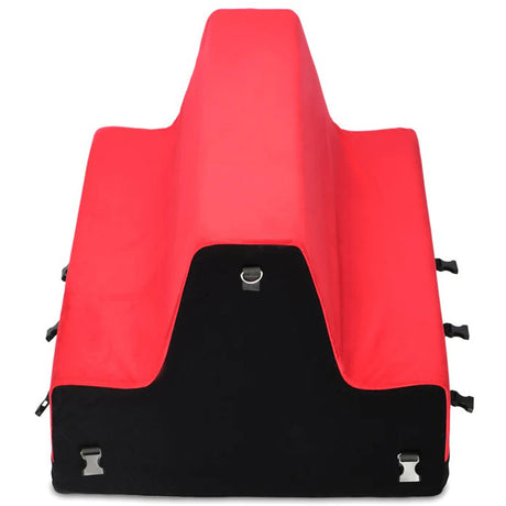 XR Brands Lover's Bondage Bench — Red, 36 x 24 x 17.5 in - BB-AH283