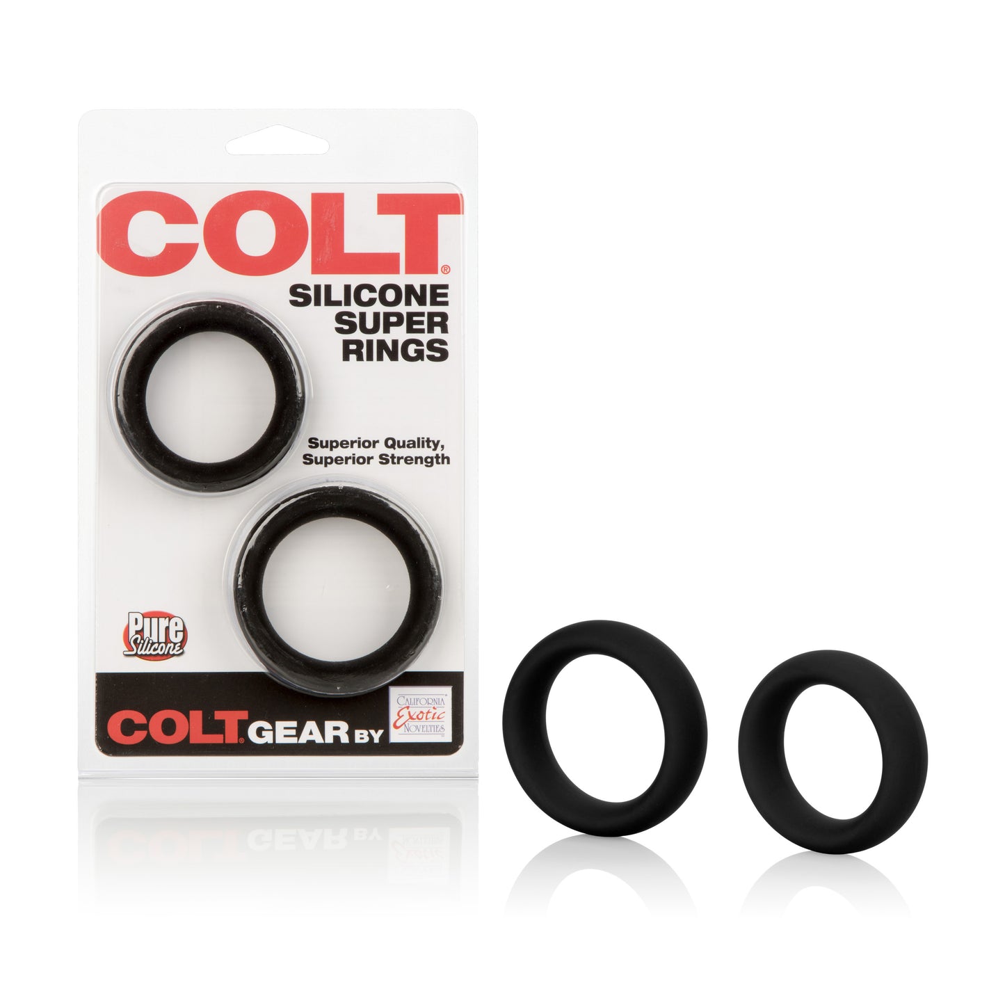 Colt Silicone Super Rings - Black by CalExotics