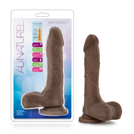 Blush Mister Perfect Realistic Harness-Compatible Toy, Chocolate - BL-71806