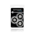 nsnovelties Renegade Dyno Rings — Black, Stretchy TPE - NSN-1111-33