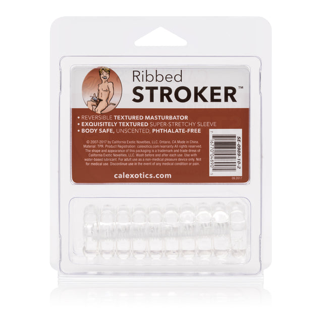 CalExotics Ribbed Stroker Reversible Textured Sleeve - SE0989102