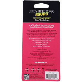 Goodhead Juicyhead Dry Mouth Spray to Go - Sour Strawberry .30 Oz