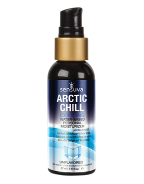 Sensuva Arctic Chill Water-Based Cooling Lubricant — 2 oz - SEN-VL101-ML