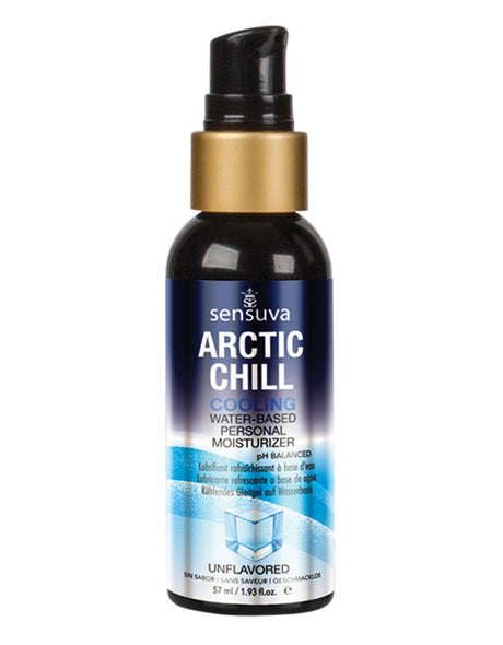 Sensuva Arctic Chill Water-Based Cooling Lubricant — 2 oz - SEN-VL101-ML